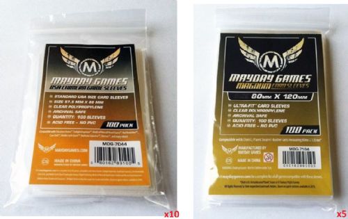Mayday Games Standard Sleeves Bundle for Vantage (7044x10, 7104x5)